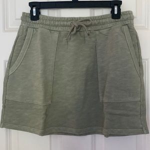 Madewell Pull On Cotton Terry Mini Skirt Size Large